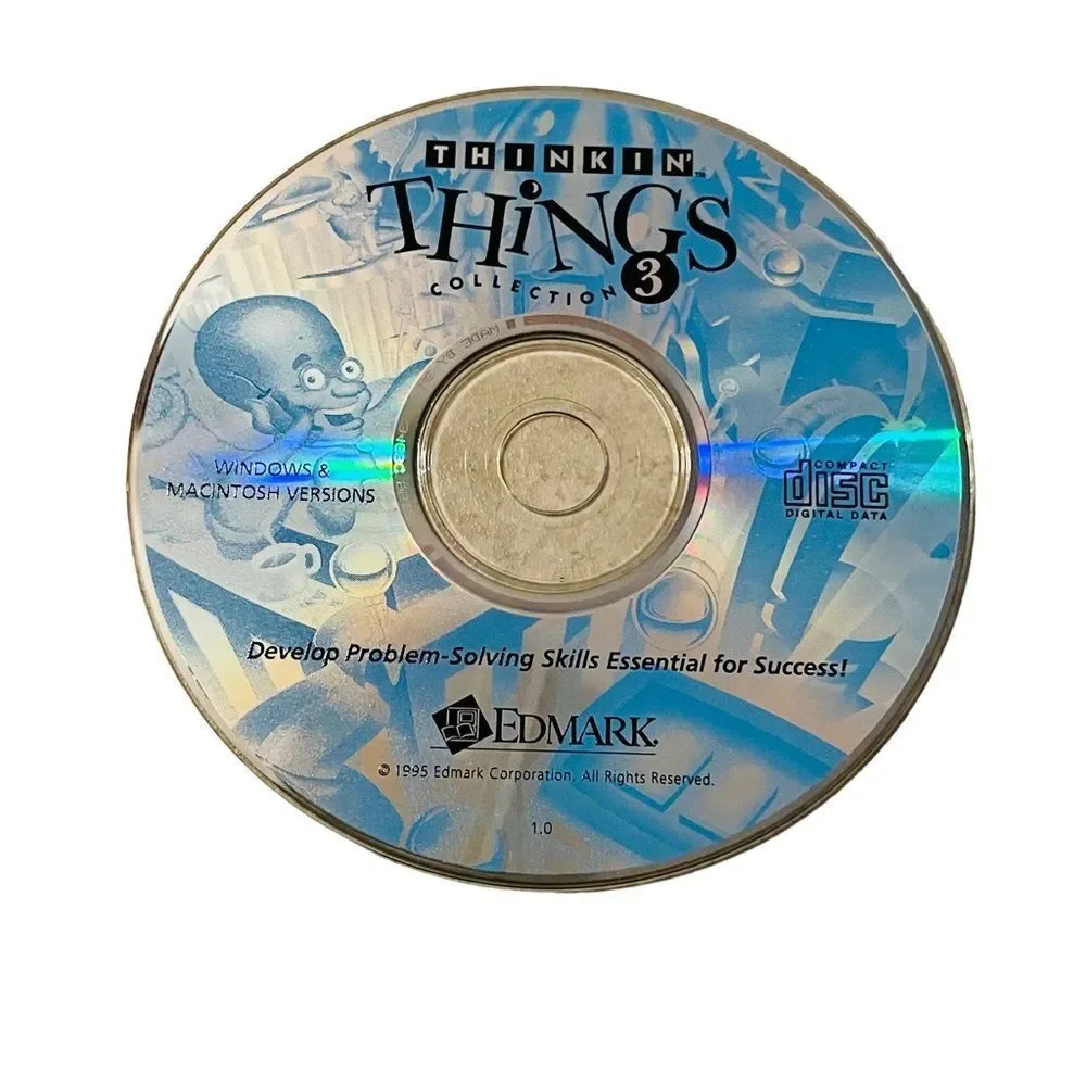 10/$25🦋 Edmark Thinkin' Things Collection 3 CD-ROM